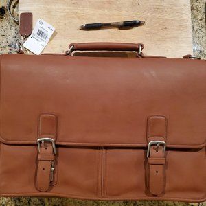 Genuine Coach Brown Leather Trader Briefcase